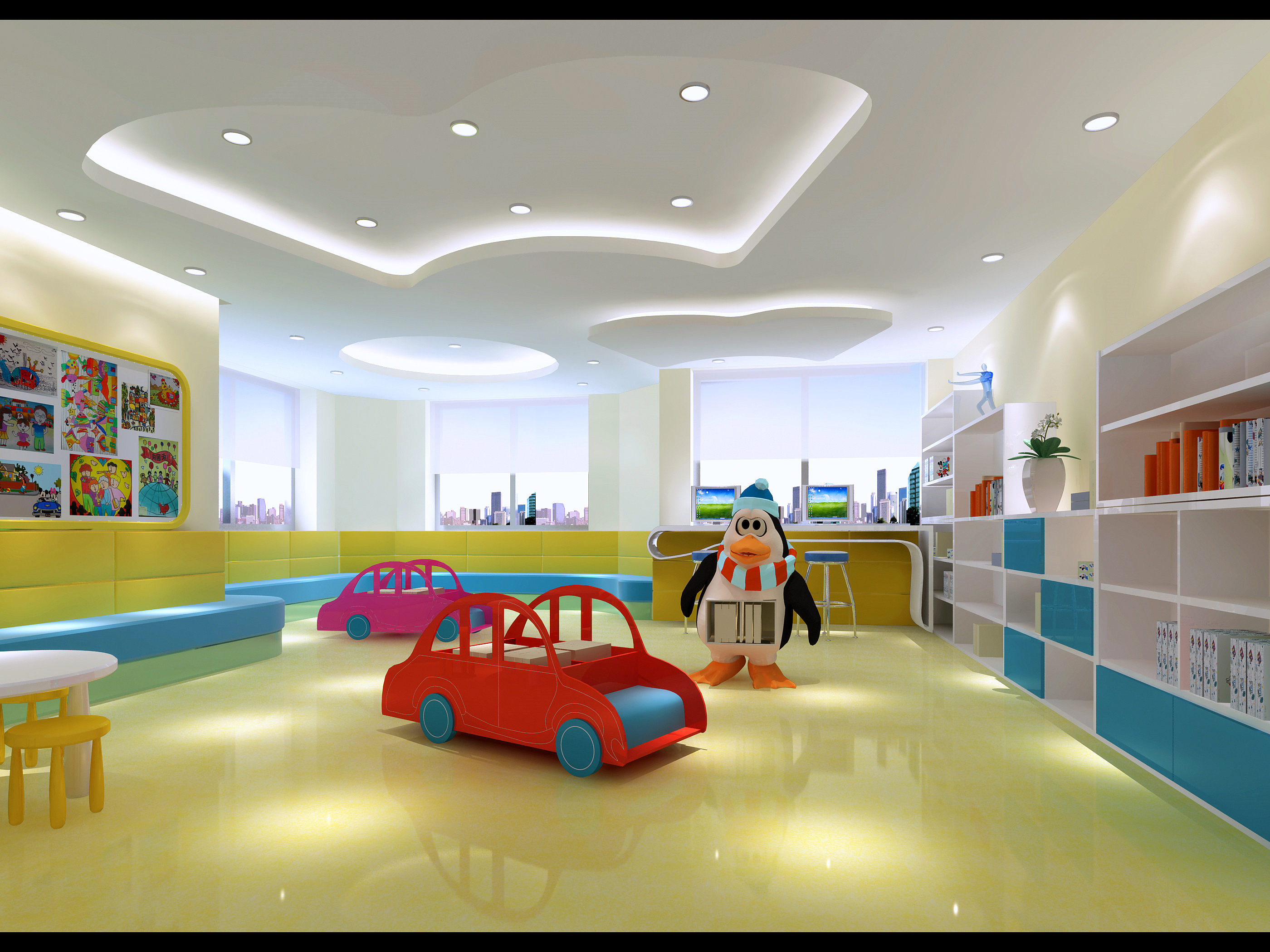 [施工图]全国知名英语培训机构广州总部培训点